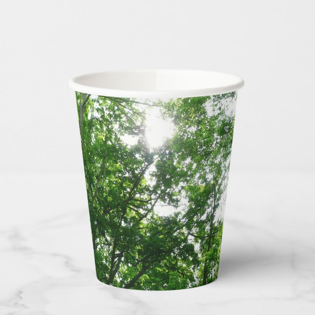 Vasos De Papel Buscando árboles de verano (Izquierda)