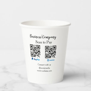 Vasos De Papel Buscar para pagar q r código paypal venmo agregar