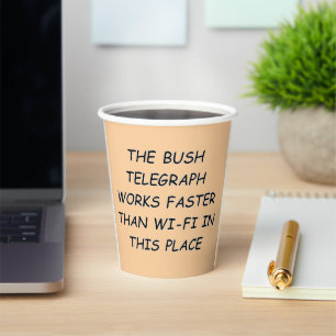Vasos De Papel Bush Telegraph