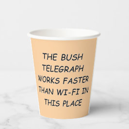 Vasos De Papel Bush Telegraph