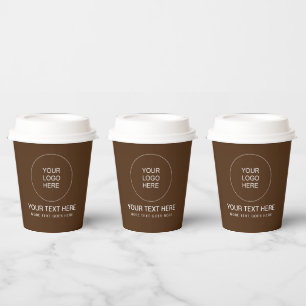 Vasos De Papel Business Company Corporate Event Stylish Simple