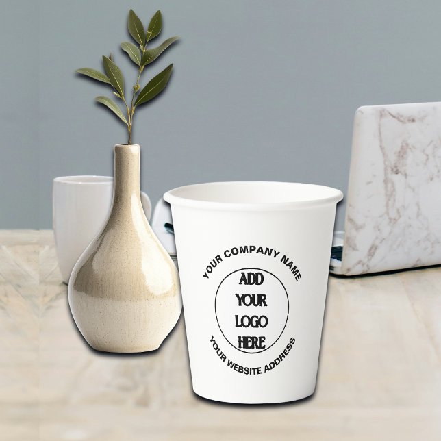 Vasos De Papel Business Logo Custom  (Subido por el creador)