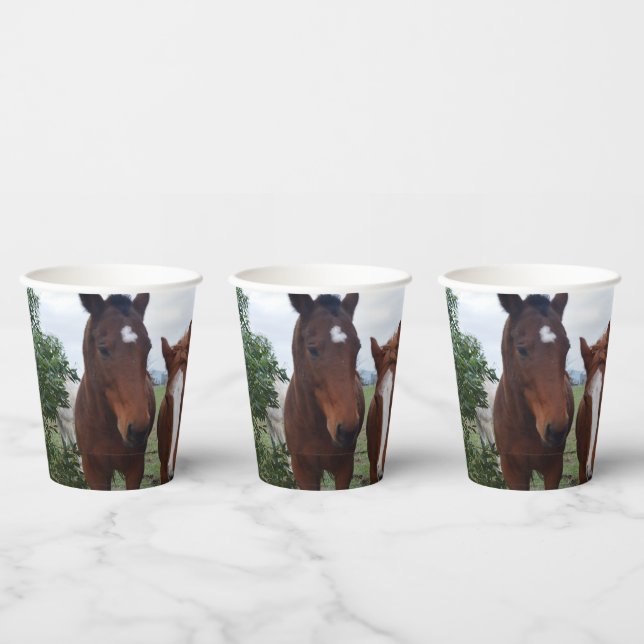Vasos De Papel Cabello Frisado: Deliciosos Problemas de Caballo,  (Multi)