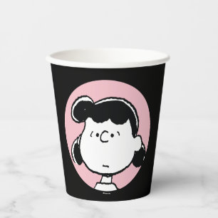 Vasos De Papel Cacahuetes Caras de Lucy