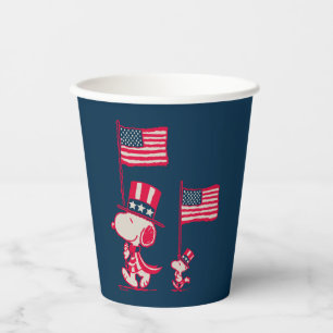 Vasos De Papel Cacahuetes Gloria vieja de verano estadounidense