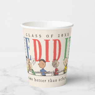 Vasos De Papel Cacahuetes Lo Hicimos Cita Divertida De Graduación
