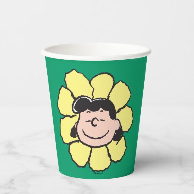 Vasos De Papel Cacahuetes | Lucy Flower (Anverso)