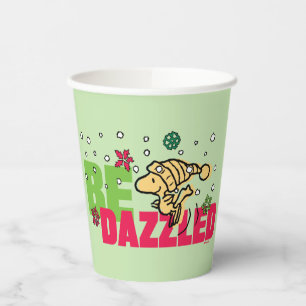 Vasos De Papel Cacahuetes   Navidades Woodstock se deslumbra
