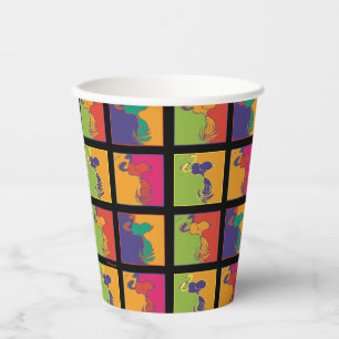 Vasos De Papel Cacahuetes Noopia de arte pop moderno