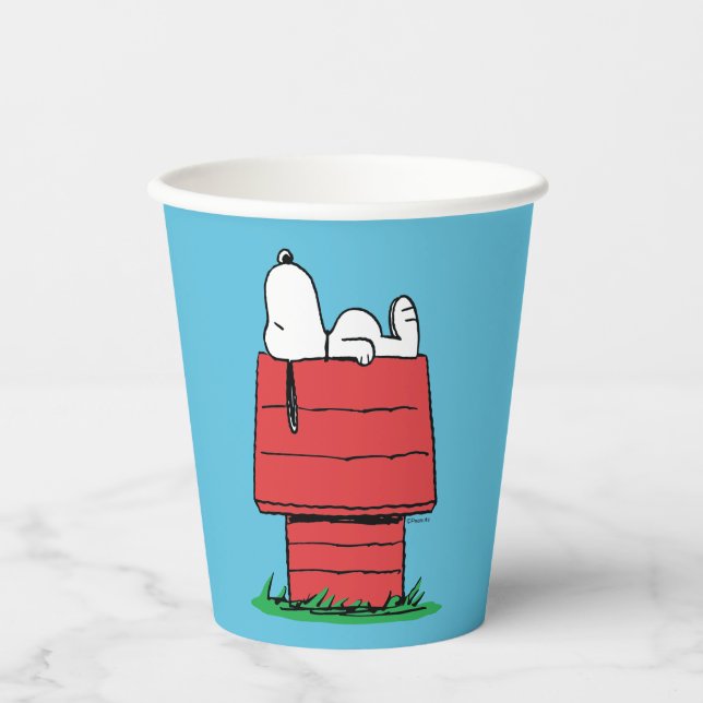 Vasos De Papel Cacahuetes | Secuestro de Snoopy (Anverso)