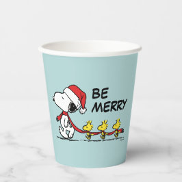 Vasos De Papel Cacahuetes | Snoopy & Friends Winter Scarf