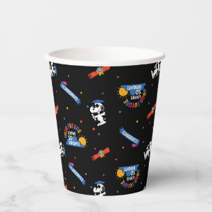 Vasos De Papel Cacahuetes Snoopy Tu Futuro Parece Brillante Gradu