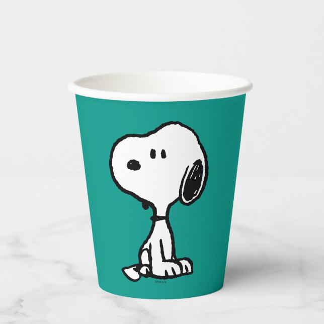 Vasos De Papel Cacahuetes | Snoopy Turns (Anverso)