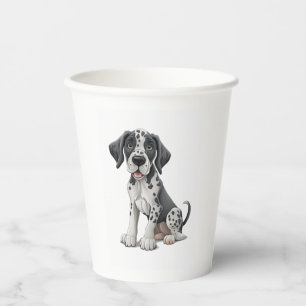 Vasos De Papel Cachorro de cachorro dálmico gallo de primera cali