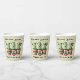 Vasos De Papel Cactus Divertidos Todos Están Locos Por Los Espino
