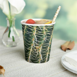 Vasos De Papel Cactus Funny Agujas Incómodas Aguja Árida Pape