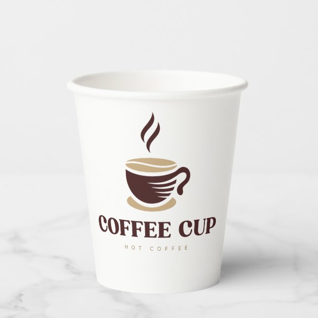 Vasos De Papel Café (Anverso)