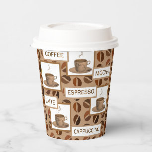 Vasos De Papel Café