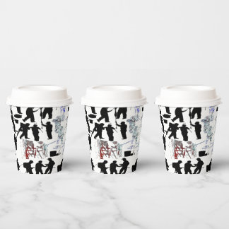 Vasos De Papel Café artístico personalizado
