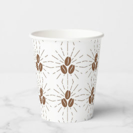 Vasos De Papel Café Bean Fiestas Cups