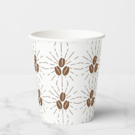 Vasos De Papel Café Bean Fiestas Cups