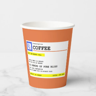 Vasos De Papel Café con receta médica