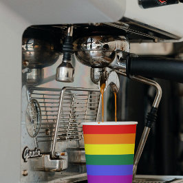Vasos De Papel Café de la bandera del orgullo gay gay gay LGBT