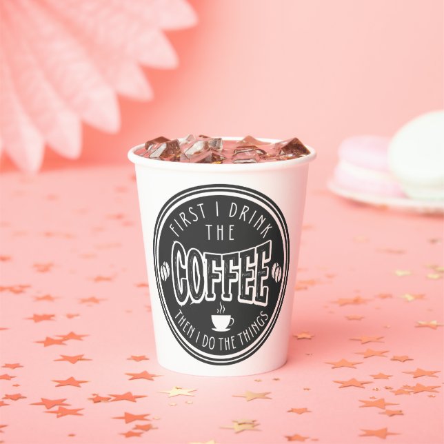 Vasos De Papel cafeína, café, lata, bebedor de café, me encanta c (in situ)