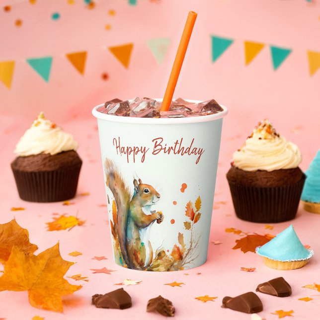 Vasos De Papel Caída / Caída de las vibraciones de otoño ardilla  (Subido por el creador)