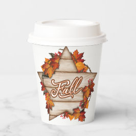 Vasos De Papel Caída Día de Acción de Gracias otoño cosecha Calab