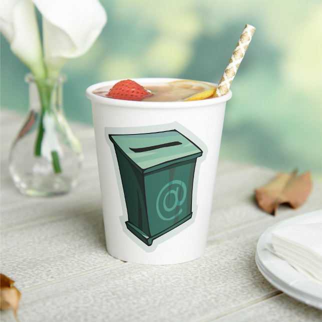 Vasos De Papel Caja Verde de Votación (Subido por el creador)