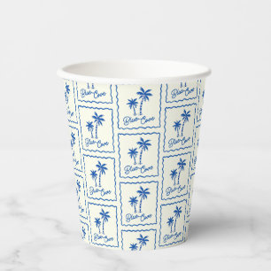 Vasos De Papel Cala Azul