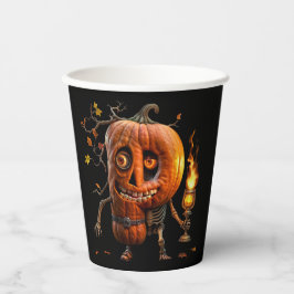 Vasos De Papel Calabaza de Halloween