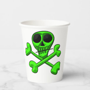 Vasos De Papel calavera
