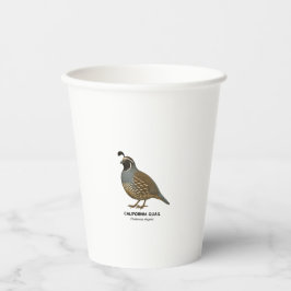Vasos De Papel California Quail - Aves de California