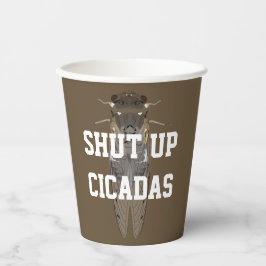 Vasos De Papel Cállate las cigarras