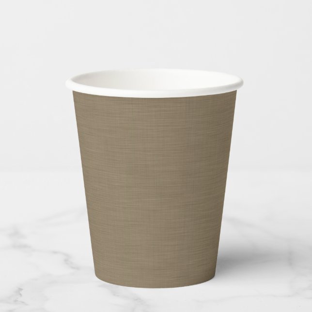 Vasos De Papel Calm & simple brown textured background  (Anverso)
