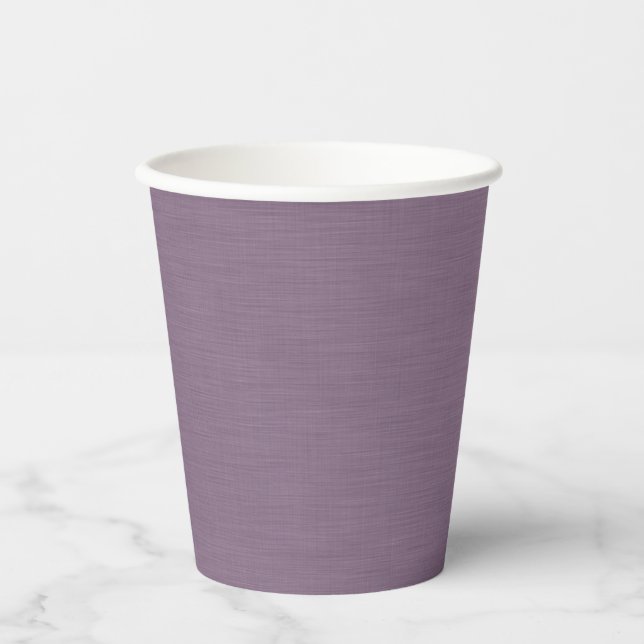 Vasos De Papel Calm & simple Purple textured background  (Anverso)