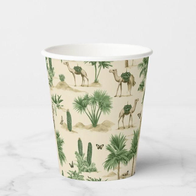 Vasos De Papel "Camel Caravan Paper Cup" (Anverso)
