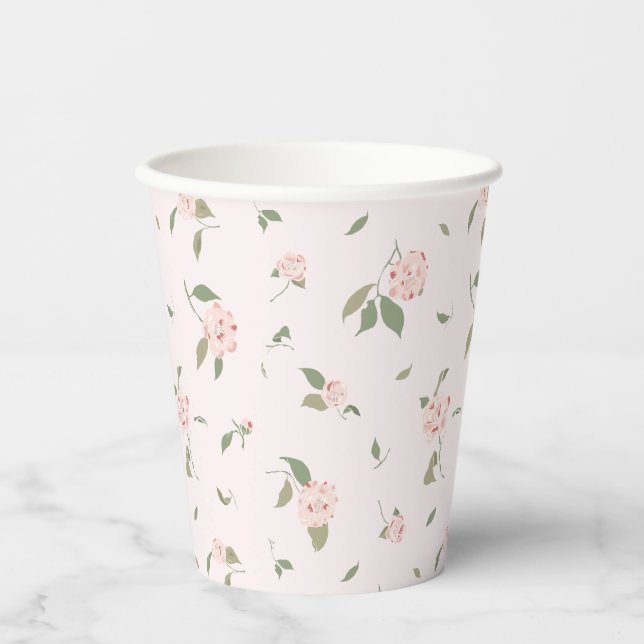 Vasos De Papel Camellia Garden (Anverso)
