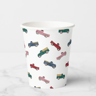 Vasos De Papel Camiones de recogida Vehículos Cute Transporte Aut
