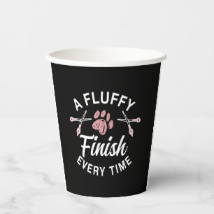 Vasos De Papel Camiseta Cute Dog Groomer