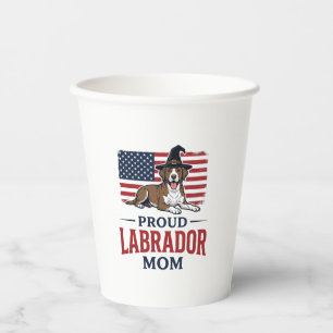 Vasos De Papel Camiseta de Halloween para perro patriótico orgull
