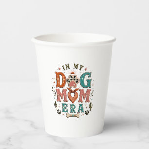 Vasos De Papel Camiseta de mujer Retro en mi época de mamá perrun