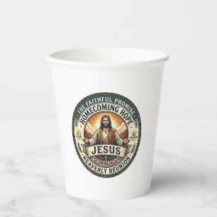 Vasos De Papel Camiseta Esposa Militar de Jesús Esperando Esposa