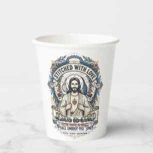 Vasos De Papel Camiseta vintage de escatología profética de Jesús