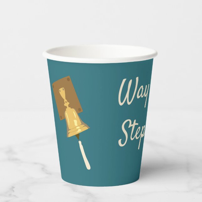 Vasos De Papel Campana de Cáncer de Sonido, Tratamiento Terminado (Anverso)