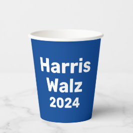 Vasos De Papel Campaña Presidencial Harris/Walz 2024