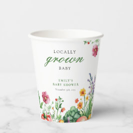 Vasos De Papel Campesinos cultivados localmente comercializan Bab