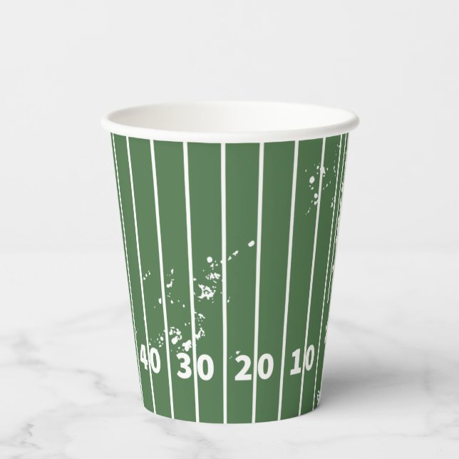 Vasos De Papel Campo de fútbol  (Reverso )